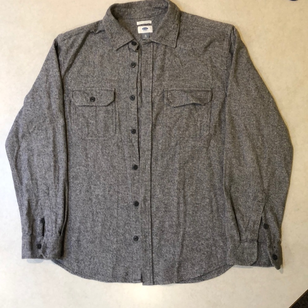 Old Navy Flannel - Heather Grey